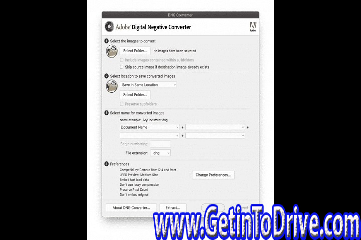 Adobe DNG Converter 15.3 Free