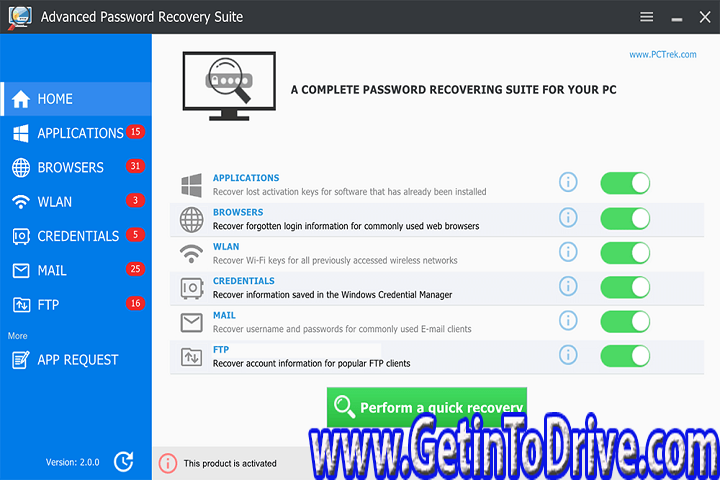 Advanced Password Recovery Suite 2.0.0 Free