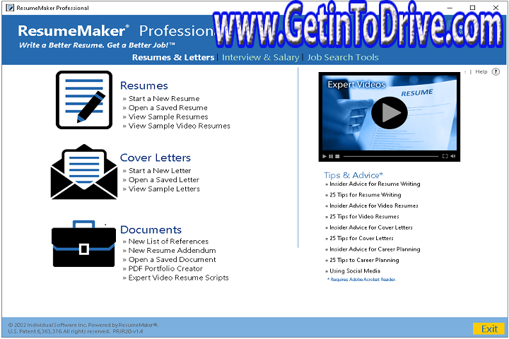 ResumeMaker Professional Deluxe v20.2.1.4090 Free