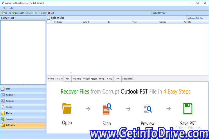 SysTools Outlook Recovery 9.0 Free 