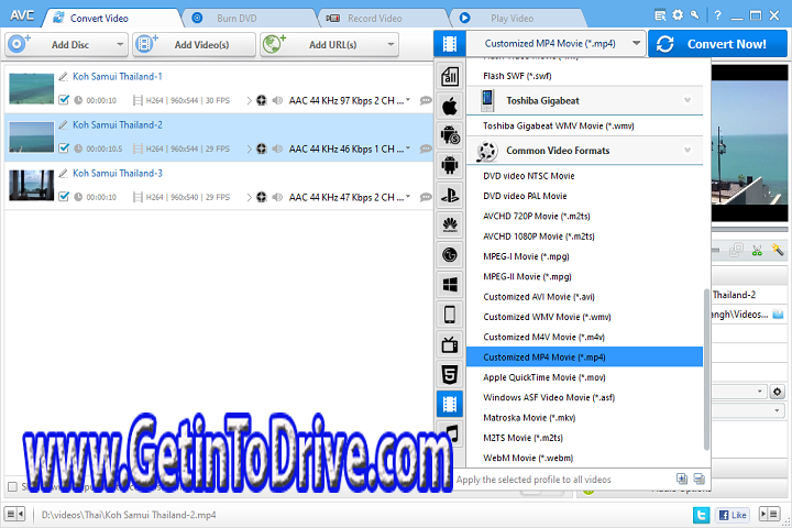 Any Video Converter Ultimate 7.1.7 Free