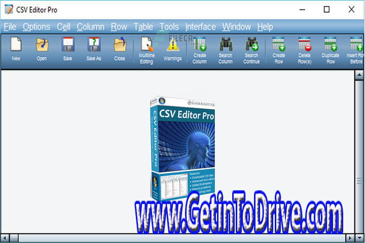 Gammadyne CSV Editor Pro 25.1 Free