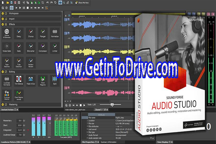 MAGIX SOUND FORGE Audio Studio 17.0.1.85 Free