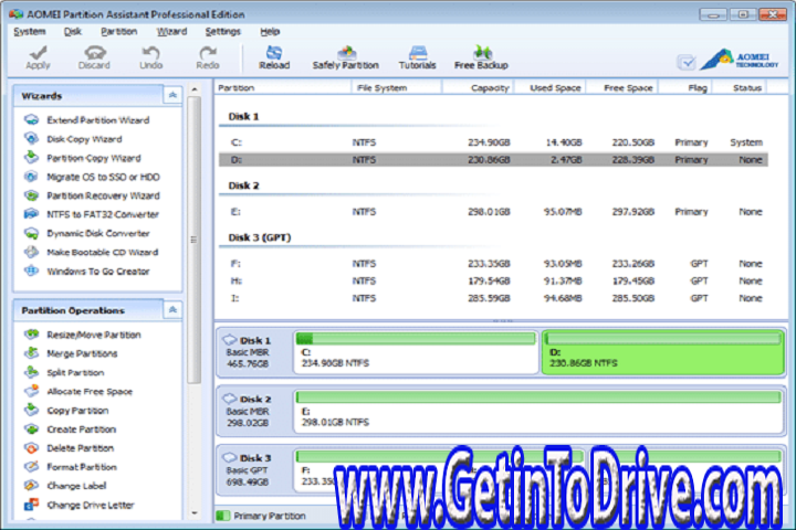AOMEI Partition Assistant 9.15 Free