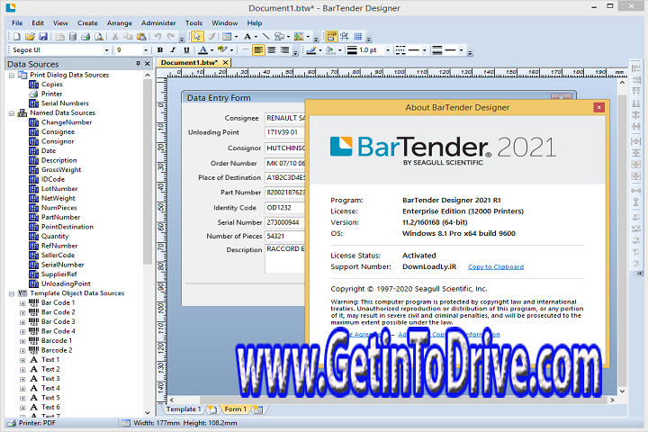 BarTender Enterprise 2022 R5 11.3.197999 Free