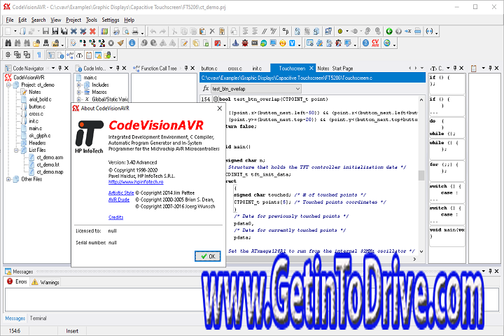 CodeVisionAVR Advanced 3.40 Free