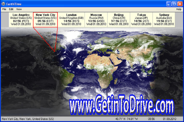 DeskSoft EarthTime 6.22.2 Free