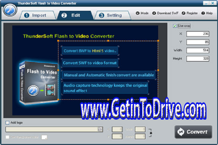 ThunderSoft Flash to Video Converter 5.1.0 Free