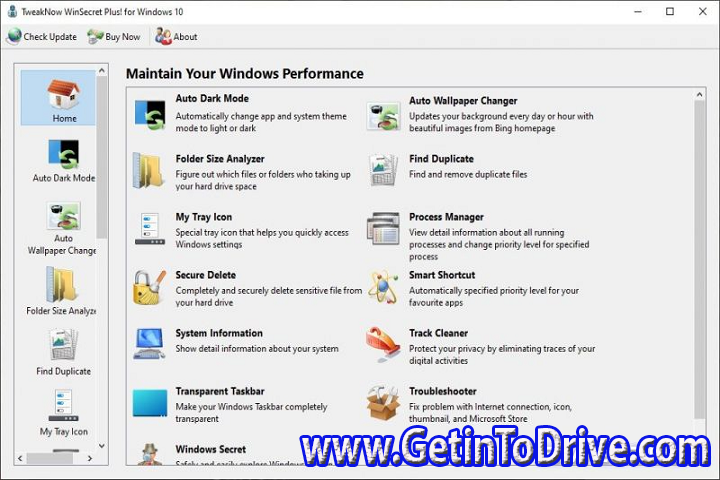 TweakNow WinSecret Plus v4.2 Free