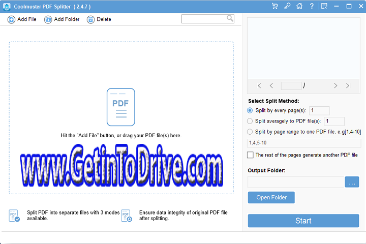 Coolmuster PDF Splitter 2.4.7 Free