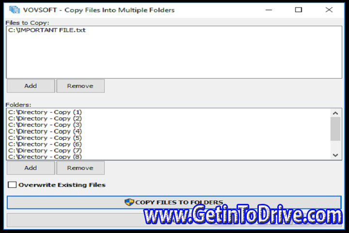 Copy Files Into Multiple Folders 5 Free