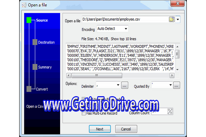 DataFileConverter 5.3.4 Free