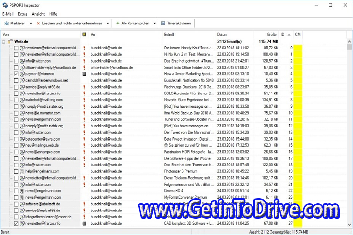 EF Mailbox Manager 23 Free