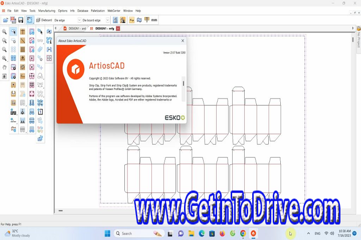 Esko ArtiosCAD 23.07 Build 3268 Free