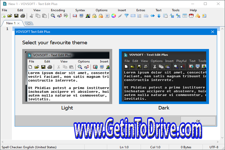 VovSoft Text Edit Plus 12.0 Free