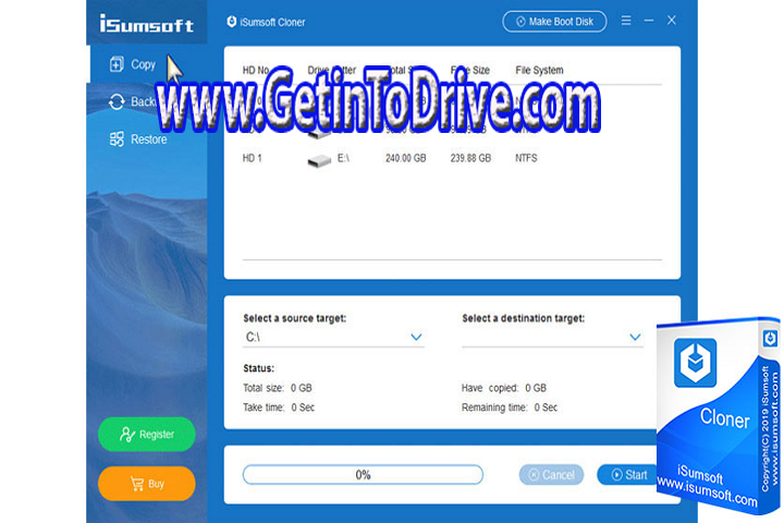 iSumsoft Cloner 3.1.2.4 Free