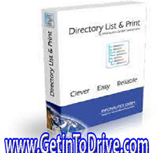 Directory List Print Pro 4.25 Free