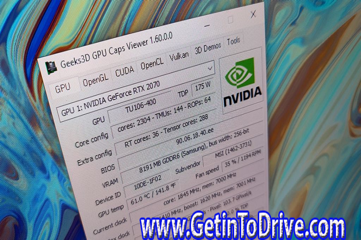 GPU Caps Viewer v1.60.0.0 Free