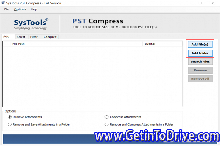 SysTools PST Compress 4.3 Free