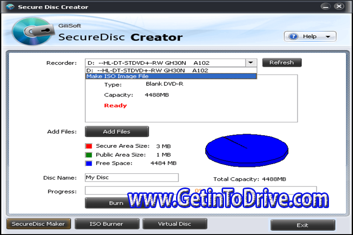 GiliSoft Secure Disc Creator 8.1 Free