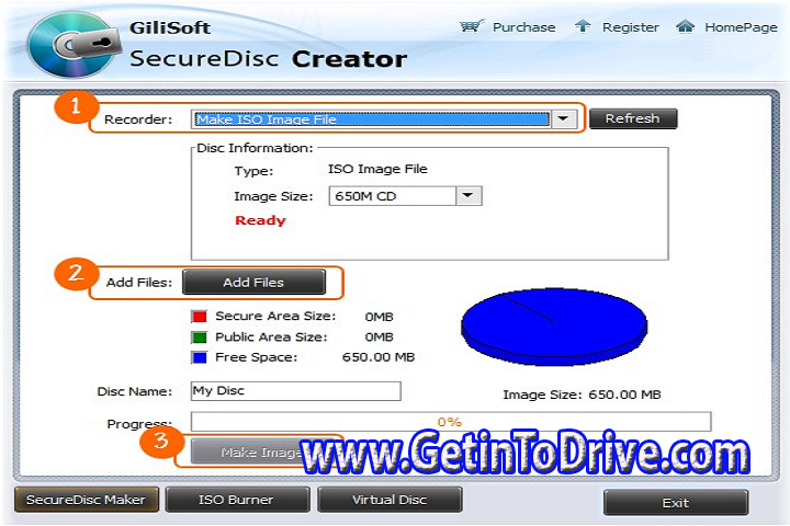GiliSoft Secure Disc Creator 8.1 Free
