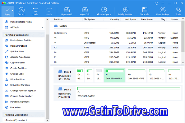 AOMEI Partition Assistant 9.6.1 Free