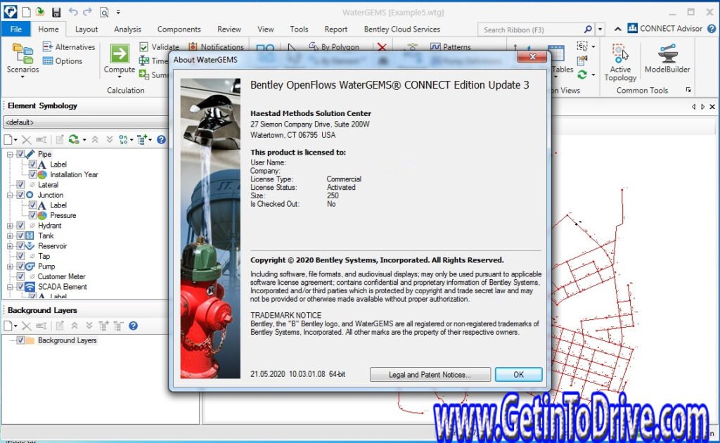 OpenFlows WaterGEMS v23.00.00.16  PC Software free Download  Full Version With Crack